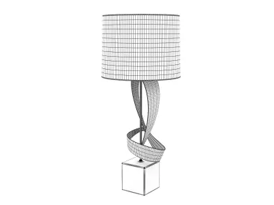 Dean Sculptural Table Lamp 3D model