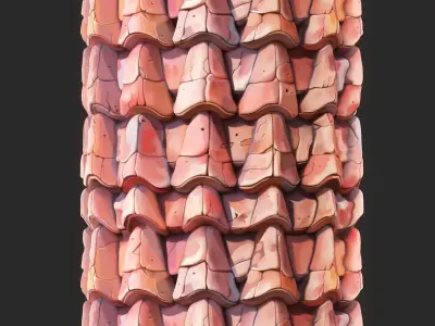  Stylized Roof Seamless Texture  Texture