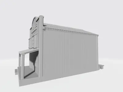 Seriff post 3D print model