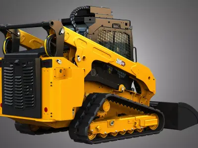 285XE Compact Track Loader - Bucket 3D model