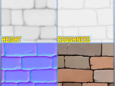 Stylized Wall Seamless Texture Texture 65