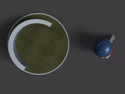JFK Fountain NASA 3D model