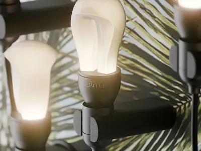 LLOT LLOV and PLUMEN Lightbulb 3D model