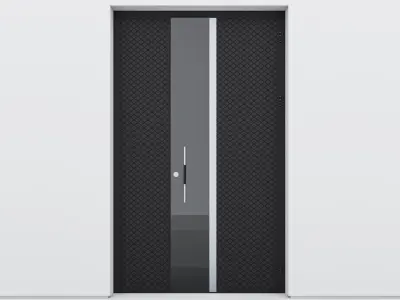 Aluminium door 81 3D model
