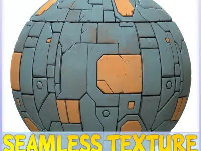 SciFi Seamless Texture Texture 48