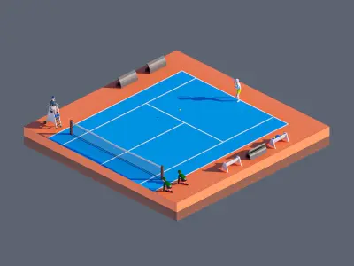land 88A Low-poly 3D model