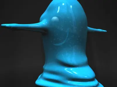 Bob from Monsters vs Aliens RIGGED Low-poly 3D model