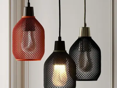 HIVE SHADE and PLUMEN 002 LED 3D model