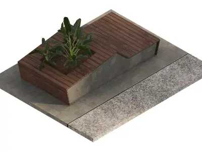 Outdoor furniture 1 3D model