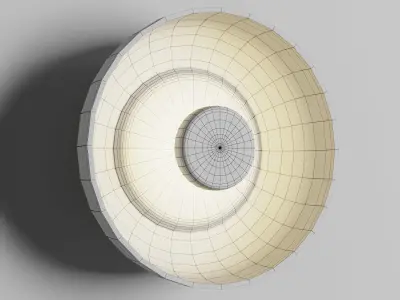 Nuura Blossi Lampatron Arctic Wall Lamp Low-poly 3D model