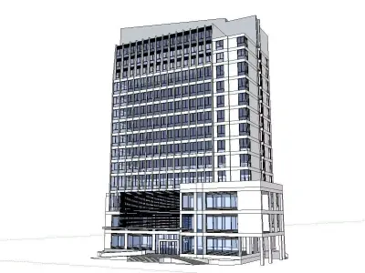vacation spot-Resort-Fashion Leisure Hotel-0158 3D model