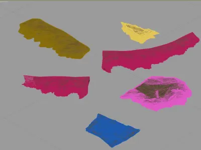 land ground 3D model
