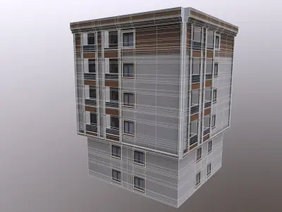 Architectural Building-11 Low-poly 3D model purchase