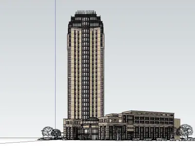 vacation spot-Resort-Fashion Leisure Hotel-0247 3D model