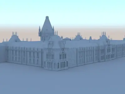 classic building  3D print model