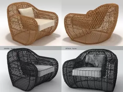 Balou Armchair 3D model