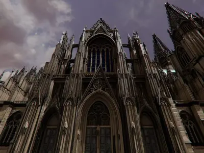 Cathedral Cologne 3D model