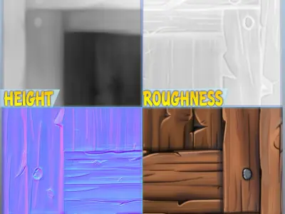 Stylized Wood Seamless Texture Texture