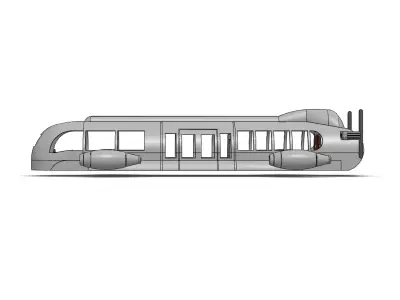 Magnaline 3000 Airbus 3D print model