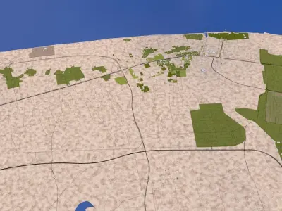 Muscat City Oman Low-poly 3D model