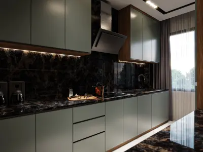 Kitchen Small Design Blender - Fbx  -Obj 3D model