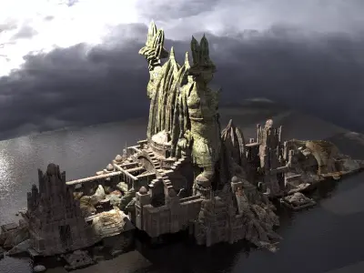 Hidden Atlantis Entrance 2 3D model