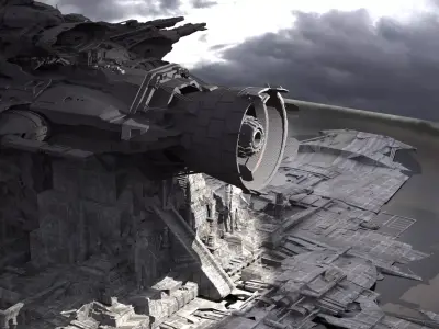 Sci Fi Civilization Return 2 3D model