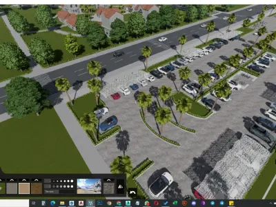 Zoo Amusement Park master plan 3d Model 3D model