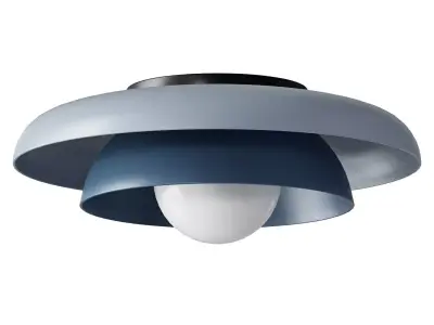 Lucia Living Neso Metal Saucer Flush Mount Ceiling Light 3D model