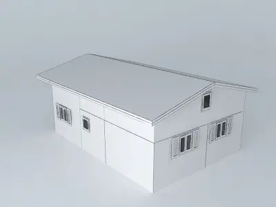 Decochalet 2015 YANS floor with roof Free 3D model