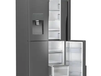 28 cu ft 4 Door Refrigerator 3D model