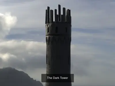 Evil wizard Tower collection 1 3D Model Pack