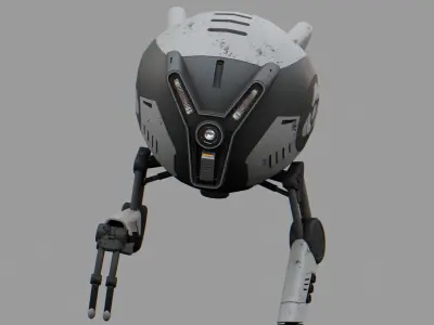UTILITY BOT BOSCH  rigged 3D model