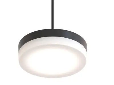 PILL HANGING LAMP Low-poly 3D model