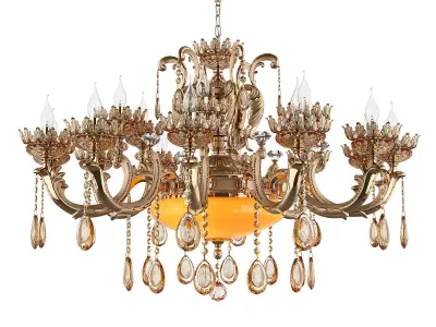 MD 89325-12-6-3 Osgona Chandelier 3D model
