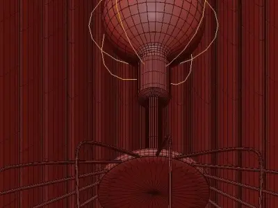 Aston table lamp 3D model