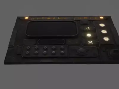 scifi tech 3D model