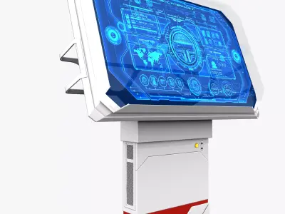 Sci-fi Terminal 3D model