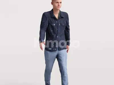 Humano 18-Collection 2504 - WALKING -18 x 3D models  3D model