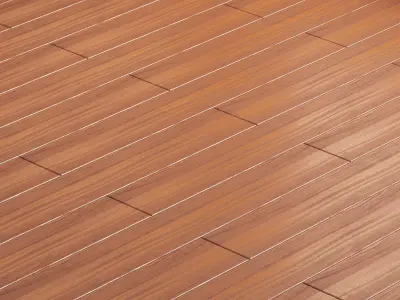 Oak Floor Parquet  Low-poly 3D model