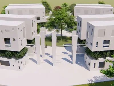 Academic home 3D model