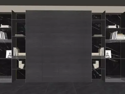 Living room decorative cabinet 3D model