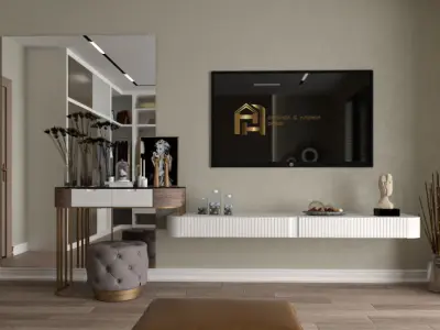 contemporary bedroom 3D model