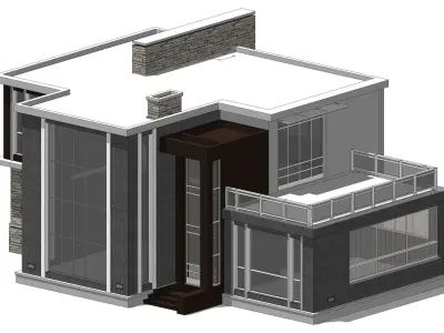 Villa C Sketchup 3D model