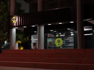 24-7 Store 3D model