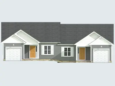 Cape Cod House 7 3D model
