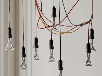 ORIGINAL PLUMEN 001 Chandelier 3D model