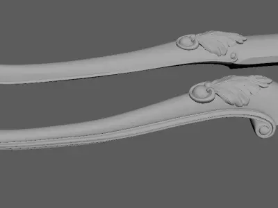2leg High quality 3d models for processing on a cnc machine  3D model