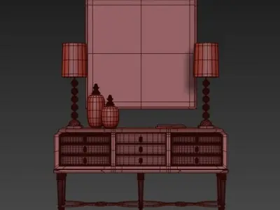 chest of drawers 9 3D model