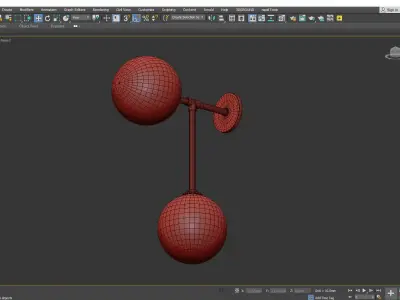 Mitzi Ashleigh Wall Sconce Low-poly 3D model